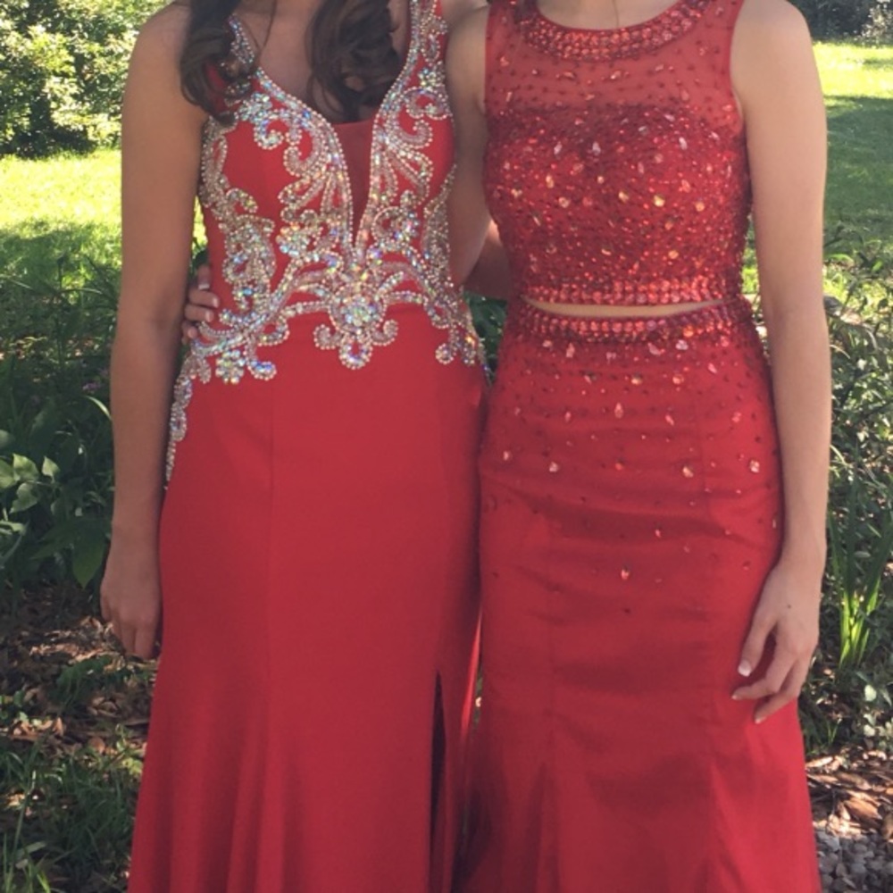 Milano Red Prom Dress - Picture 7 of 7